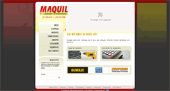 Desktop Screenshot of maquil.com.br