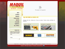 Tablet Screenshot of maquil.com.br